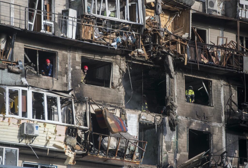 At least four killed, dozens injured in overnight Russian strikes on Kyiv