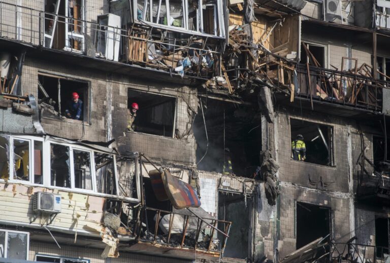 At least four killed, dozens injured in overnight Russian strikes on Kyiv